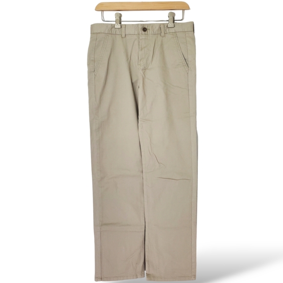 🆕✨Chaps Boys Approved Schoolwear Flat Front Stretch Adjustable Waist Khaki 18Rg - Picture 5 of 9